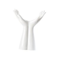 Bothyi - Maceta De Cerámica Con Cuerpo Humano, Jarrón De Mano Para Sala De Estar, Pasillo, Fiesta De Boda, 19X15,5 Cm