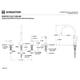 thumbnail image 2 of Grifo de cocina Kingston Brass Concord de 8 pulgadas, amplio, 2 of 2