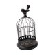thumbnail image 2 of Hierro Birdcage Candelabro Centro De Mesa Cena De Boda Decoración De La Cocina Negro 14x26cm, 2 of 5