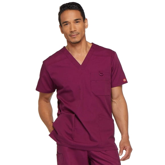 Scrub Top Dickies, unisex, cuello en V, talla M