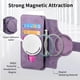 thumbnail image 4 of Funda Billetera Magnética para Xiaomi Redmi Note 13 4G Soporte Tarjetas Desmontable Morado, 4 of 6