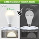 thumbnail image 5 of Bombilla de emergencia DEBAOBULB recargable 9W 3000K 120V, 5 of 9
