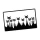 thumbnail image 1 of Placa De Pared Con Forma De Gato Negro, Regalo De Hierro, Artesanía Para Chimenea, Colgante Para Sala De Estar, 1 of 5