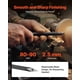 thumbnail image 3 of Juego de herramientas para torneado de madera VEVOR, 4 piezas con caja de madera, 3 of 9