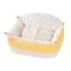 thumbnail image 3 of Cama Para Hámster, Cueva Blanda Para Conejillos De Indias, Para Loros Petauros Del Azúcar Que Juegan, Color Amarillo, 3 of 3