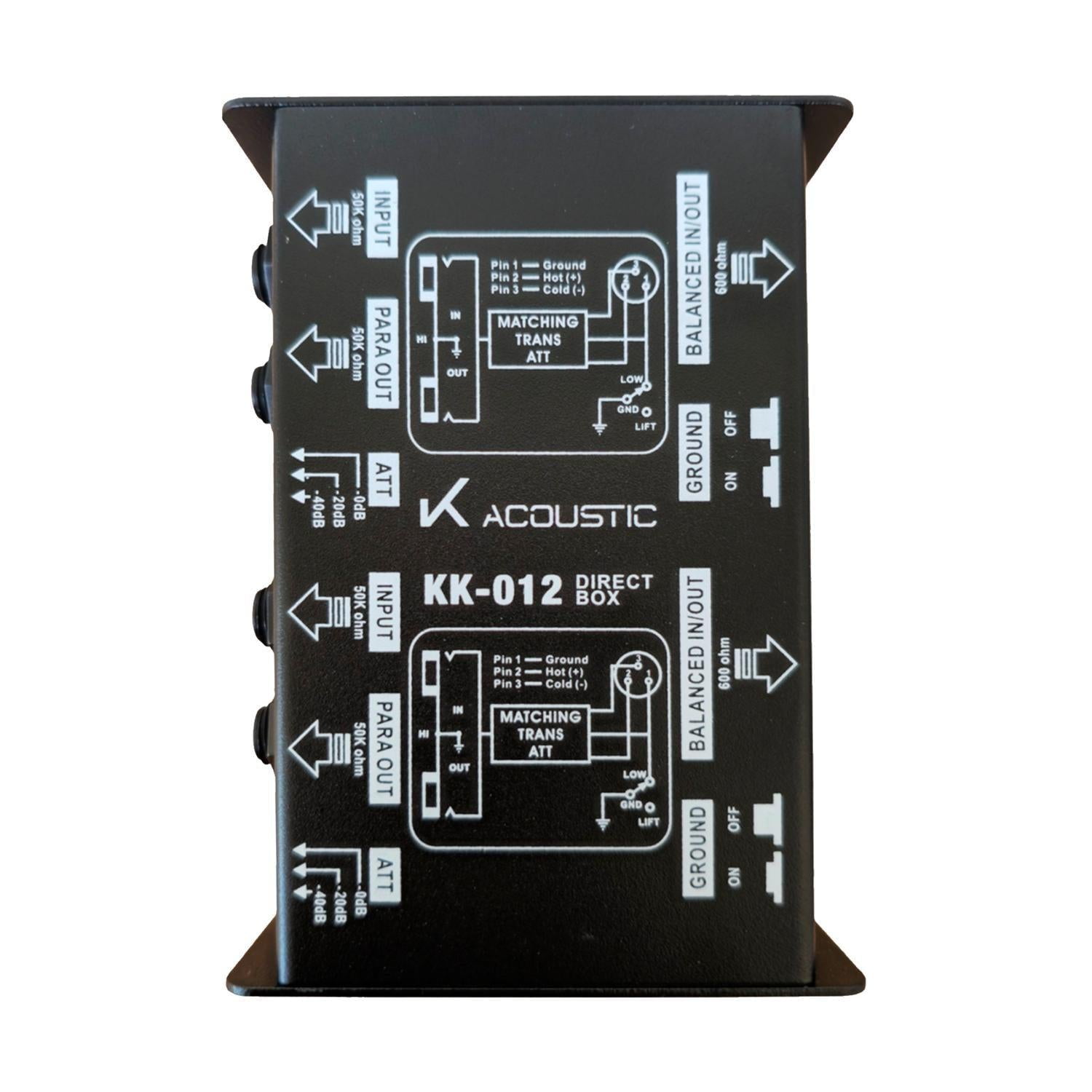 K-acoustic Kk 012 Caja Directa Pasiva