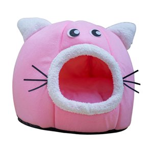 Ioensy - Tienda De Campaña Para Gatos Con Fondo Antideslizante Para Gatos Y Perros Pequeños Al Aire Libre Hogar Rosa Xl