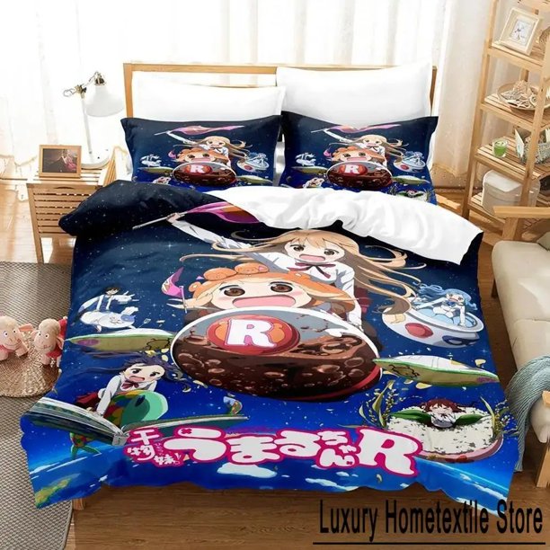 Himouto! Umaru-chan Bedding Set Bed Set Adult Kid Bedroom Duvet cover Sets Bed Sheet Set Bed Sheets