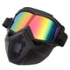 thumbnail image 5 of Casco de soldador Máscara de soldador Cómodo protector facial antisalpicaduras Protección para los ojos para el hogar, pulido, mujeres, hombres, mano Barbilla redonda coloreada, 5 of 5