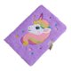 thumbnail image 4 of Diario de unicornio, 5 piezas con tapa para bloc de notas con cerradura, diseño de unicornio de peluche para niña, cuaderno con cerradura de dibujos animados esponjosos., 4 of 7