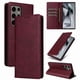 thumbnail image 5 of Funda Cartera para Samsung Galaxy S24 Ultra con Ranuras Tarjetas y Soporte - Protección Completa Rojo, 5 of 5