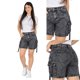thumbnail image 4 of Short Mujer Cargo con Tiro Alto Elasticado 1139-1, 4 of 6