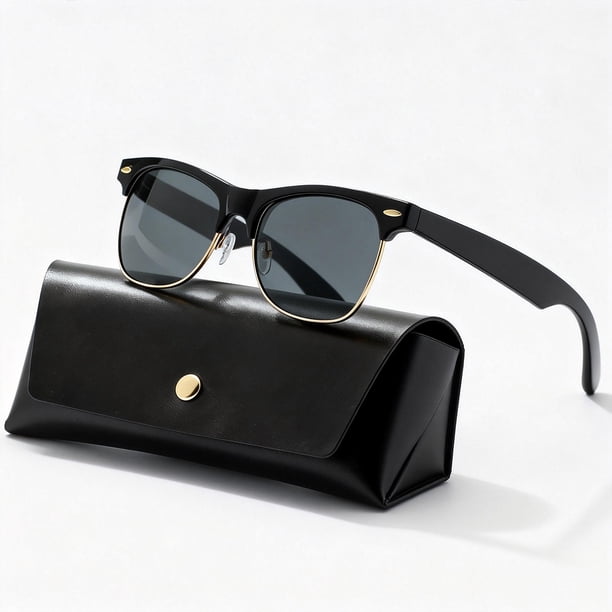 POLASUP GAFAS LENTES DE SOL Estilo neutral, favorece a todos Las gafas de sol para los transeúntes en el aeropuerto pueden cubrir la cara y parecer delgadas