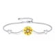 thumbnail image 1 of Pulsera Girasol Plata 925 Corazón Mujer Joya Regalo, 1 of 3