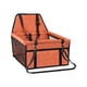 thumbnail image 4 of Asiento De Coche Para Perros, Cómodo Asiento De Seguridad Portátil Para Perros, Gatos, Suministros Para Mascotas, Color Naranja, 4 of 5