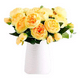thumbnail image 1 of Peonías artificiales ramo flor seda, 1 of 3