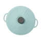 thumbnail image 2 of Tapa De Olla De Silicona Resistente Al Calor Con Asa Para Platos De Almacenamiento De Alimentos Tazas Azul 20cm, 2 of 5