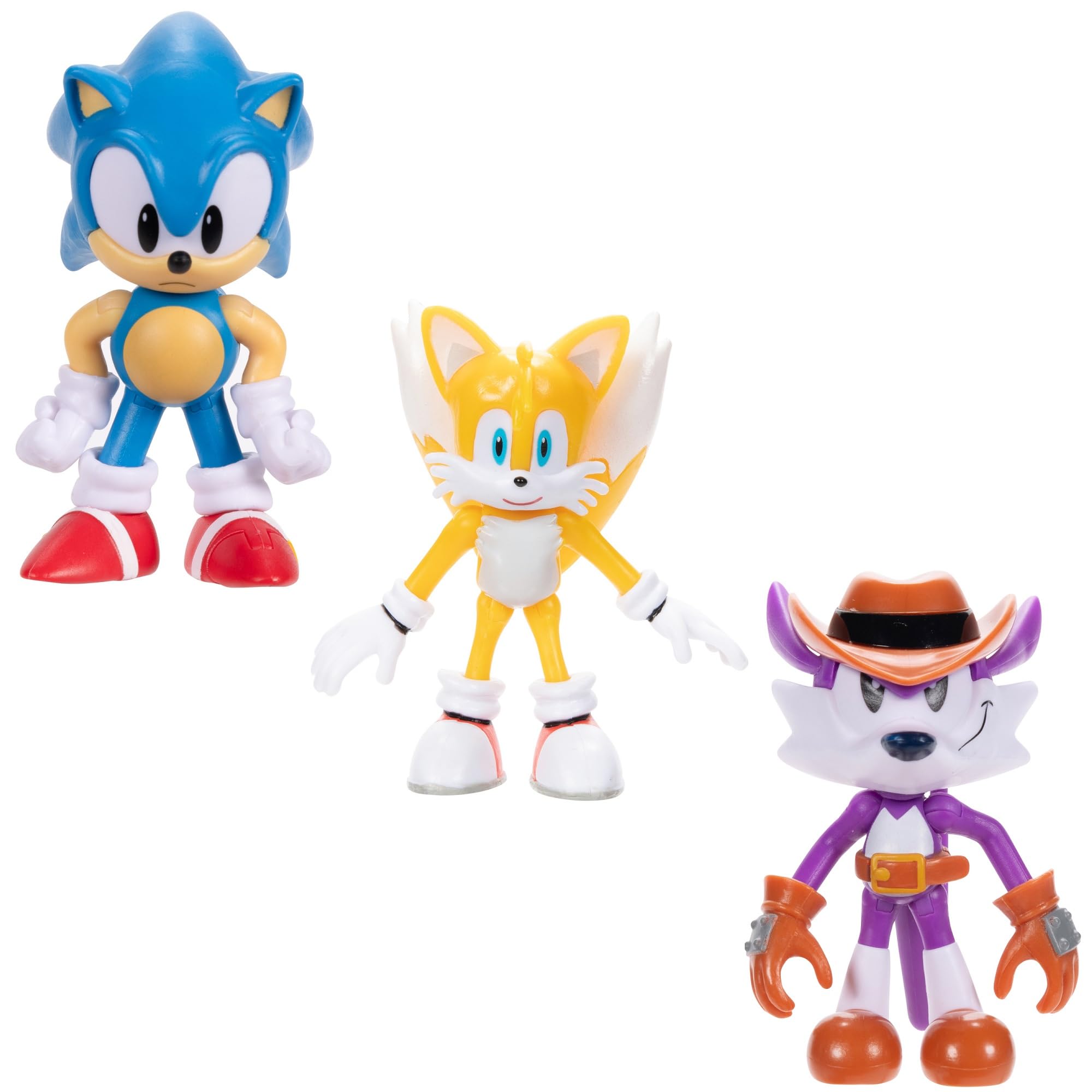 Figuras De Acción Sonic The Hedgehog, 2.5 Pulgadas, Wave #21, Paquete De 3
