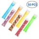 thumbnail image 1 of Ice Popsicle Bags, Clear Disposable Ice Pops Mold Bags With Zip, BPA Free Freezer Tubes For Snack Yogurt Sticks, 1 of 5