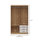 thumbnail image 3 of Closet Yardas Amelia Albayalde / Angelín 4 Puertas 3 Cajones C/Espejo, 3 of 6