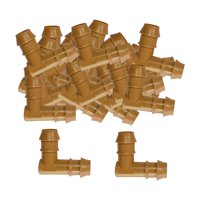 Magideal - Conectores De Púas De 100 Piezas, Tubos De Goteo, Conectores De Sistema De Riego De 17Mm, Riego Por Goteo Portátil Diy Resistente Para Macetas, Césped