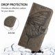 thumbnail image 4 of Funda Cartera Mariposa Para Motorola Moto G86 Con Soporte Y Ranuras Para Tarjetas Gris, 4 of 5