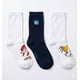 thumbnail image 1 of Tripack Calcetines Escolares Niño Personajes Blanco Sonic, 1 of 2