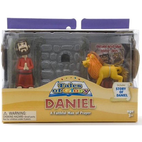 Set de juego one2believe Tales of Glory Daniel con libro y 3 figuras
