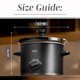 thumbnail image 3 of Cocina lenta COOK WITH COLOR 2L negra 120V, 3 of 7