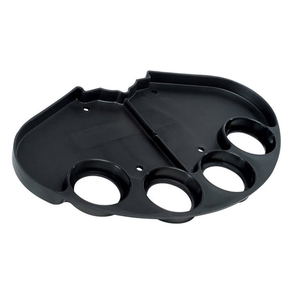 Bandeja de polietileno de repuesto para Gamma Court Order, negra