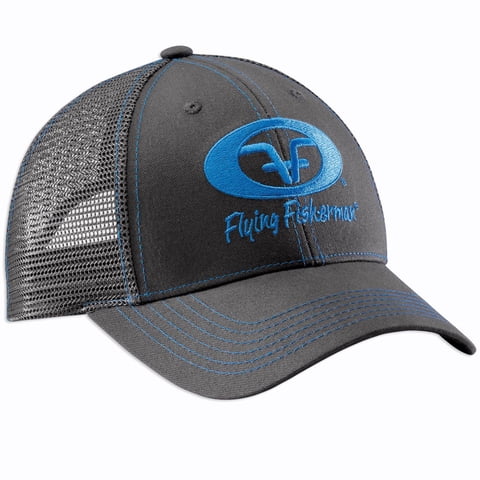 Flying Fisherman - Jockey Trucker Blue Logo