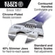 thumbnail image 2 of Llave ajustable Klein Tools D86936 con acabado cromado forjado de 20 cm, 2 of 7