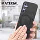 thumbnail image 2 of Magnetic Slim Case for Samsung Galaxy A34 with Camera Guard & Anti-Scratch Back Black, 2 of 6