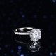 thumbnail image 4 of Anillos de Compromiso de Moissanita de 5 Quilates Color D VVS1 para Mujer, Anillos de Boda de Diamante Corte Redondo de Plata Esterlina S925 para Aniversario Cumpleaños con Certificado, 4 of 9