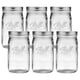 thumbnail image 1 of Frascos de vidrio con forma de bola, boca ancha, 32 oz/946 ml (paquete de 6), 1 of 9