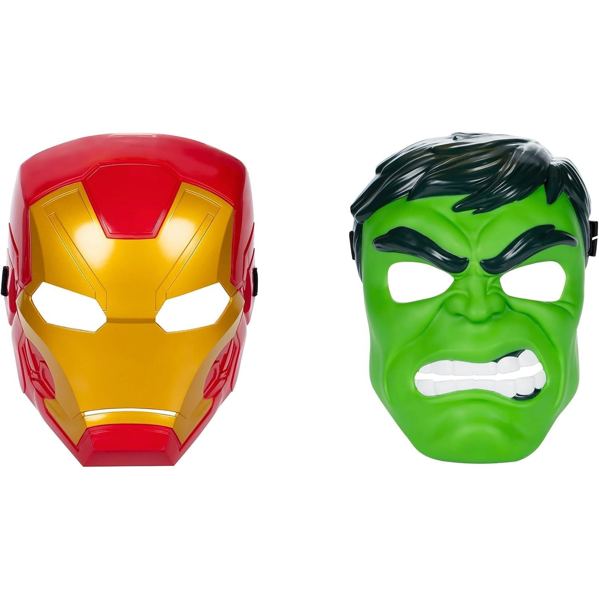 Paquete Múltiple De Máscaras Marvel Avengers Iron Man Y Hulk Kids 5+