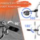 thumbnail image 3 of FOVPLUE estribos de carretera de 1,25" (32 mm) para Harley Touring Softail Dyna Sportster, 3 of 7
