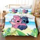 thumbnail image 1 of v1238 Bed Sheets Stitch Duvet Cover Quilt Cover Needlework Children and Teenagers Bedding Quilt Cover Set Needlework Pillowcase Bedding Gift 3-Piece Bedding Set (1 Duvet Cover + 2 Pillow Shams) Bed Sh, 1 of 5