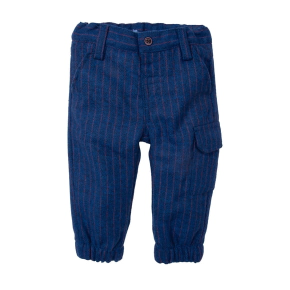 Pantalón Bebé Niño Forrado Azul