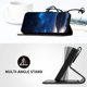 thumbnail image 3 of Funda Flip Premium Fibra de Carbono para Motorola MOTO G86 Power con Soporte y Cierre Negro, 3 of 6