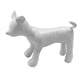 thumbnail image 4 of 1 Maniquí de Perro, Posición de piezaza, Modelo de material cuero PU para Exhibir Ropa para Perros, Collares, Ropa, Suministros para Tiendas de Mascotas , S, Perro Blanco S, 4 of 5