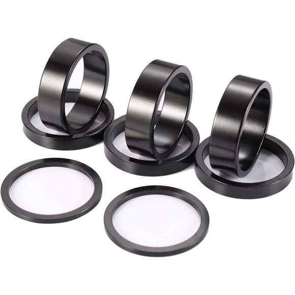 Espaciadores para bicicleta Kbrotech de 28,6 mm, 2 mm, 5 mm y 10 mm, 8 piezas