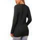 thumbnail image 3 of INSPIRE CHIC Cárdigan de suéter casual para mujer con tejido de punto retorcido para otoño e invierno XS Negro, 3 of 6