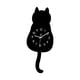 thumbnail image 3 of Reloj De Pared Con Diseño De Gato De Dibujos Animados, Funciona Con Pilas, 17 X 43 Cm, Para Comedor, Color Negro, 3 of 5
