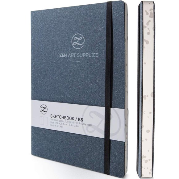 Cuaderno de bocetos ZenART Supplies B5 160 págs 120 GSM