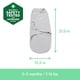 thumbnail image 4 of Swaddle Summer Infant Swaddle Original, 100% algodón, 0-3 m, paquete de 3, 4 of 9
