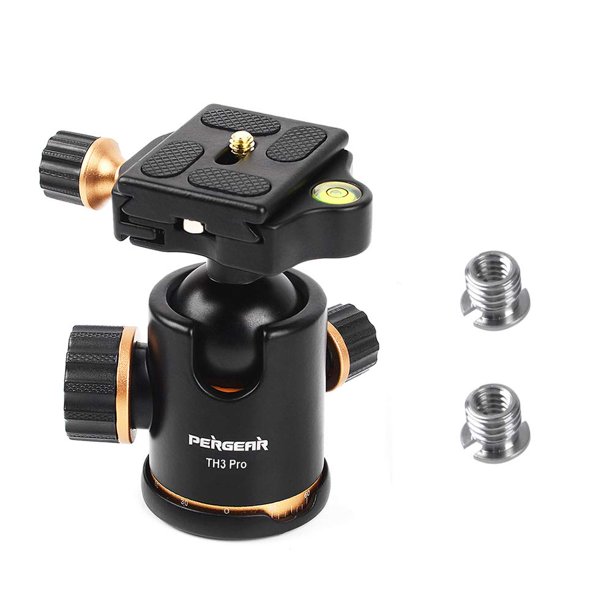 Cámara réflex digital PERGEAR TH3 Pro con cabezal esférico con trípode de 8 kg/17,6 libras