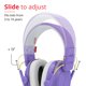 thumbnail image 3 of Auriculares Con Cancelación De Ruido Muffy Kids Purple, 3 of 7