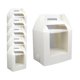 thumbnail image 4 of 6 Piezas Cajas Porta Tartas Soporte Para Piruletas Para Utensilios De Cocina De Halloween Blanco, 4 of 5