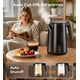 thumbnail image 4 of Hervidor eléctrico ZKBHOME 1.0 L 1200 W 7 ajustes de temperatura negro, 4 of 9